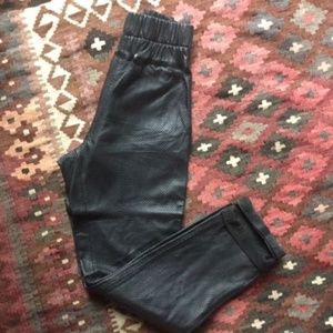 Friend Of Mine Boxer Leather Perforated Pant
